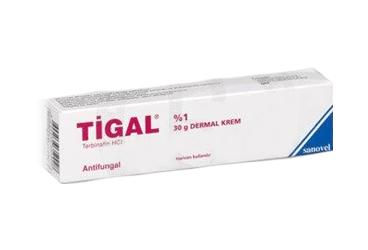TIGAL %1 30 gr dermal krem kutu görseli