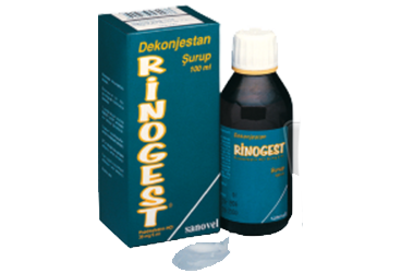 RINOGEST 5 ml 30 mg 100 ml şurup kutu görseli