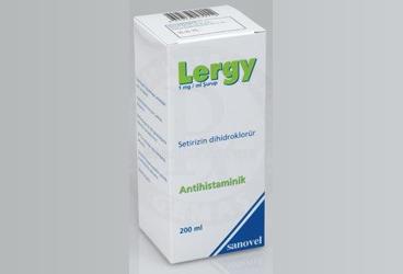 LERGY 1mg/ml 200 ml şurup kutu görseli