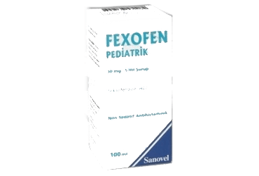 FEXOFEN pediatrik 30mg/5ml şurup kutu görseli