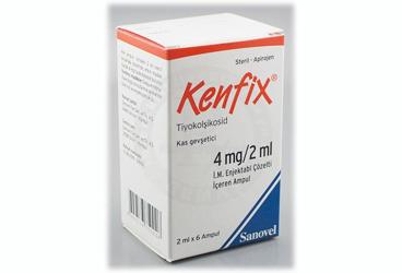KENFIX 4 mg/2 ml IM enj. çöz. içeren 6 ampül kutu görseli