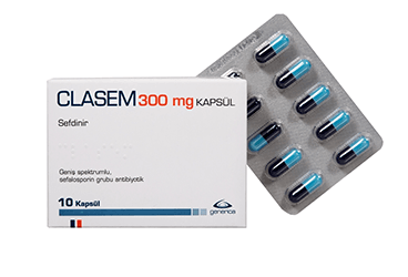 CLASEM 300 mg 10 kapsül kutu görseli