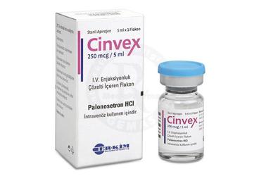 CINVEX 250 mcg/5 ml IV. enjeksiyonluk çözelti içeren 1 flakon kutu görseli