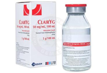 CLAIRYG 50 mg/ml 100 ml infüzyonluk çözelti (1 flakon) kutu görseli