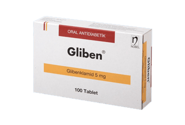 GLIBEN 5 mg 100 tablet kutu görseli