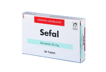 SEFAL 25 mg 50 tablet kutu görseli