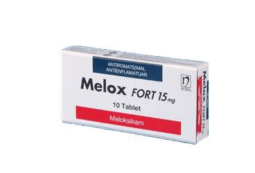 MELOX FORT 15 mg 10 tablet kutu görseli