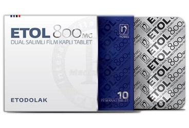 ETOL 800 mg DUAL salımlı film kaplı tablet (10 tablet) kutu görseli