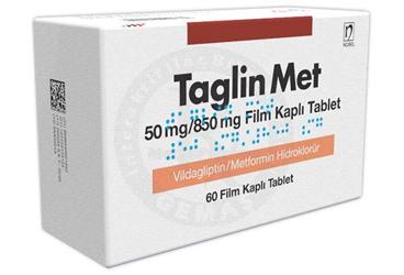 TAGLIN MET 50 mg/850 mg film kaplı tablet (60 tablet) kutu görseli