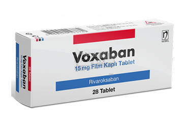 VOXABAN 15 mg film kaplı TAPLET (28 tablet) kutu görseli