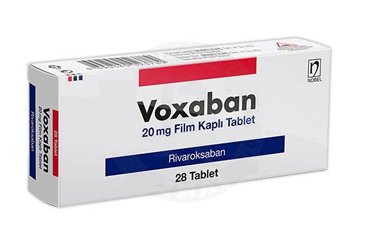 VOXABAN 20 mg film kaplı TAPLET (28 tablet) kutu görseli