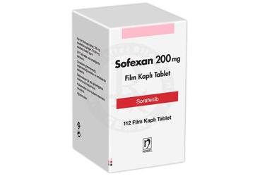 SOFEXAN 200 mg film kaplı tablet kutu görseli