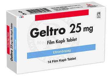 GELTRO 25 mg film kaplı tablet (14 film kaplı tablet) kutu görseli
