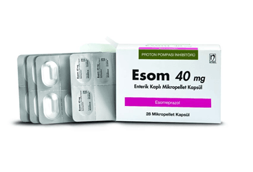 ESOM 40 mg 28 enterik kaplı mikropellet kapsül { 8699540090743 } kutu görseli
