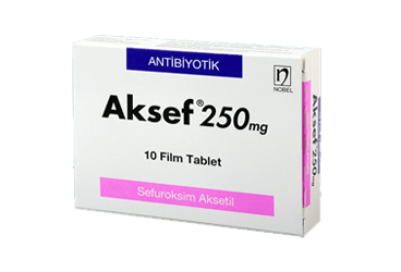 AKSEF 250 mg 14 film tablet kutu görseli