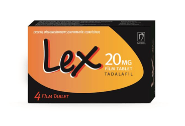 LEX 20 mg 4 film tablet { Nobel İlaç } kutu görseli