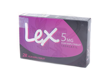 LEX 5 mg 28 film kaplı tablet kutu görseli