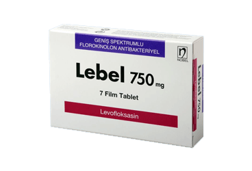 LEBEL 750 mg 7 film tablet kutu görseli