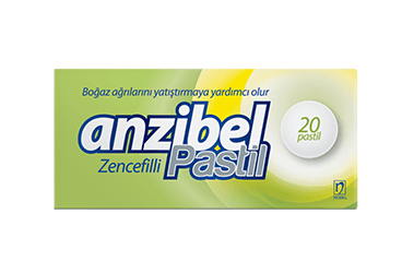 ANZIBEL zencefilLI pastil (20 pastil) kutu görseli