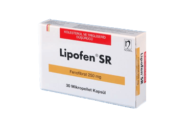 LIPOFEN SR 250 mg 30 kapsül kutu görseli