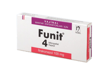 FUNIT 100 mg 4 kapsül kutu görseli
