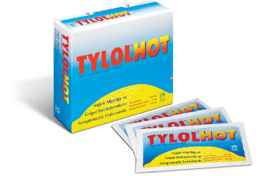 TYLOL HOT 6 poşet granül kutu görseli