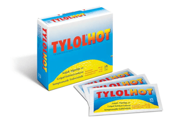 TYLOL HOT poşet 500 mg 12 poşet granül kutu görseli
