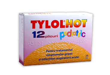 TYLOL HOT pediatrik 12 poşet granül kutu görseli