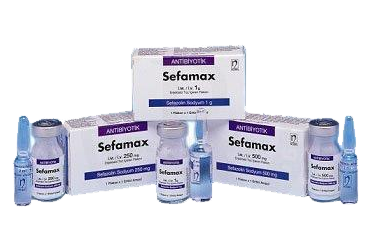 SEFAMAX IV 1000 mg 1 flakon kutu görseli