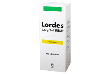 LORDES 2.5 mg/5 ml şurup 150 ml kutu görseli