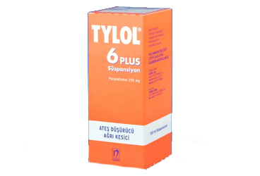 TYLOL 6 PLUS 250 mg/5 ml 150 ml süspansiyon kutu görseli