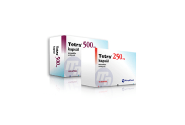 TETRA 500 mg 16 kapsül kutu görseli