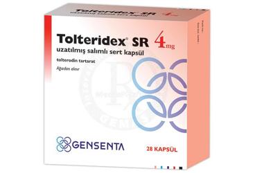 TOLTERIDEX SR 4 mg uzatılmış salınımlı sert kapsül (28 kapsül) kutu görseli