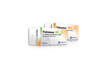 TEKAMEN 100 mg/5 ml IV infüzyon çöz.içeren 1 flakon kutu görseli