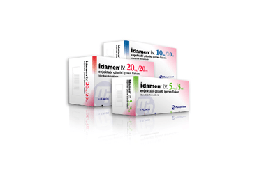 IDAMEN IV 10 mg/10 ml enjektabl çöz. içeren flakon kutu görseli
