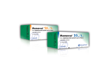 RENOVEL 10 mg/1 ml enj. çöz. içeren flakon kutu görseli