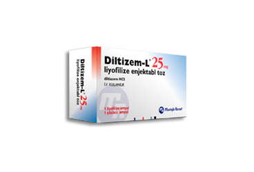 DILTIZEM 25 mg 1 flakon kutu görseli