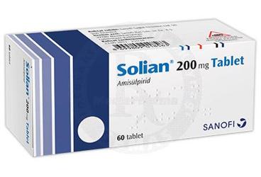 SOLIAN 200 mg 60 tablet {Sanofi-Synthelabo} kutu görseli