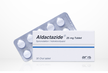 ALDACTAZIDE 25 mg 30 tablet kutu görseli