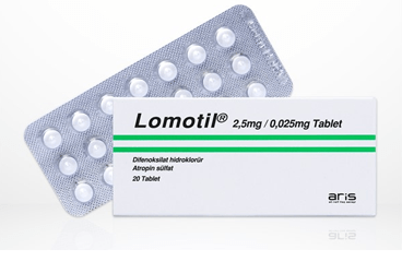 LOMOTIL 20 tablet kutu görseli