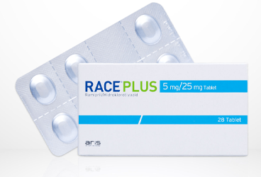 RACE PLUS 5 mg/25 mg 28 tablet kutu görseli