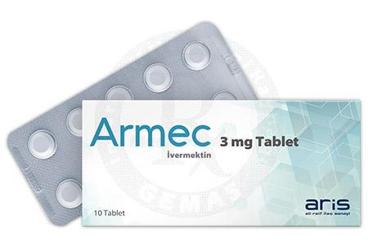 ARMEC 3 mg tablet (10 tablet) kutu görseli