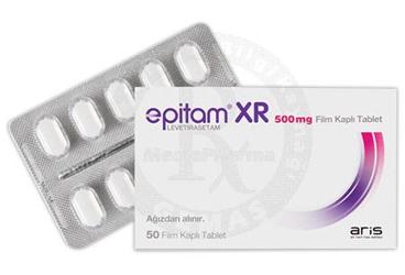 EPITAM XR 500 mg 50 film tablet kutu görseli