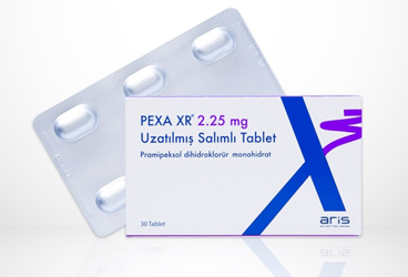 PEXA XR 2.25 mg uzatılmış salınımlı 30 tablet kutu görseli