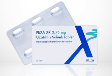 PEXA XR 3.75 mg uzatılmış salınımlı 30 tablet kutu görseli