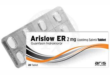ARISLOW ER 2 mg uzatılmış salınımlı tablet (28 tablet) kutu görseli