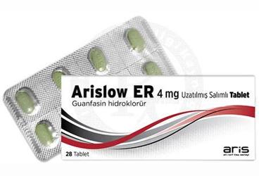 ARISLOW ER 4 mg uzatılmış salınımlı tablet (28 tablet) kutu görseli