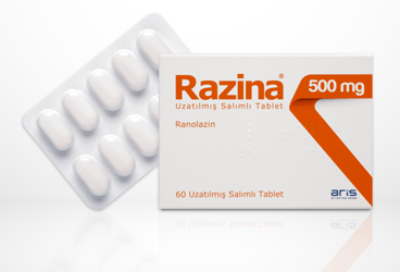 RAZINA 500 mg uzatılmış salınımlı tablet (60 tablet) kutu görseli
