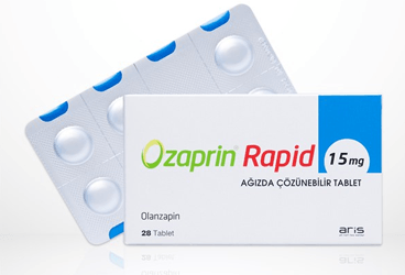OZAPRIN RAPID 15 mg 28 ağızda çözünebilir tablet kutu görseli