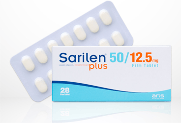 SARILEN PLUS 50 mg/12.5 mg 28 film tablet kutu görseli